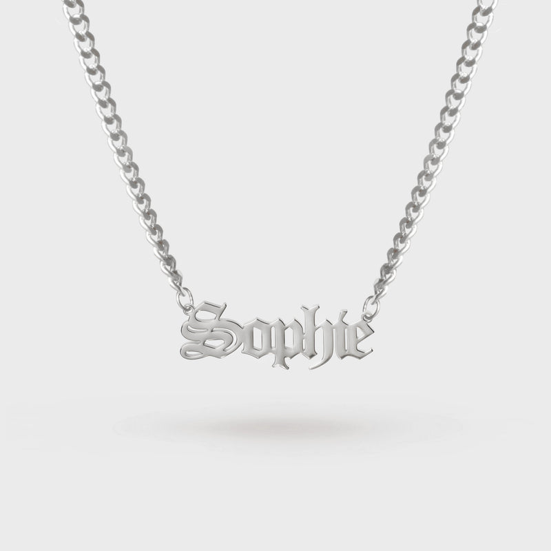 The Thick Chain Name Necklace - Sunecklace™