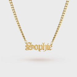 The Thick Chain Name Necklace
