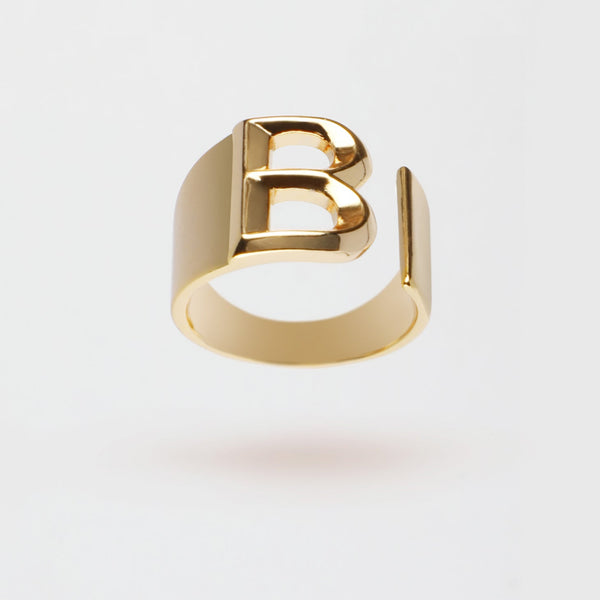 The Gold Initial Ring - Sunecklace™