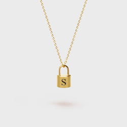 The Lock Initial Necklace - Sunecklace™